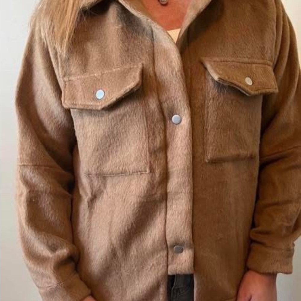 heyday Lightweight Brown Shirt Jacket